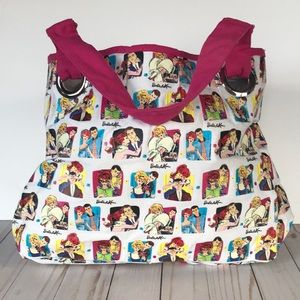 Barbie Cloth Tote Featuring Vintage Barbie & Ken